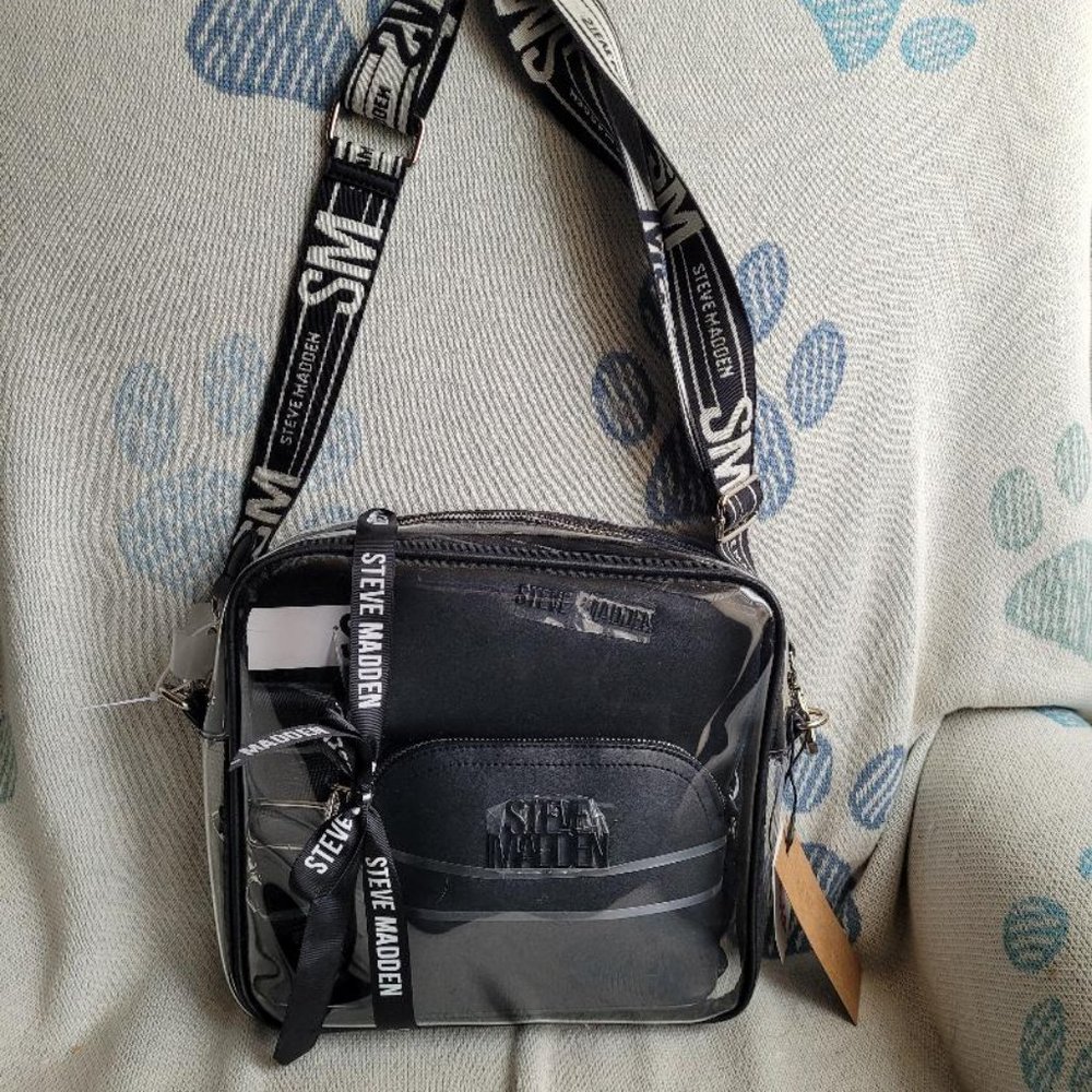 BRAND NEW! Steve Madden BLACK &CLEAR 4 PC GIFT SET